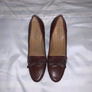 Franco Sarto 8.5M burgundy pumps